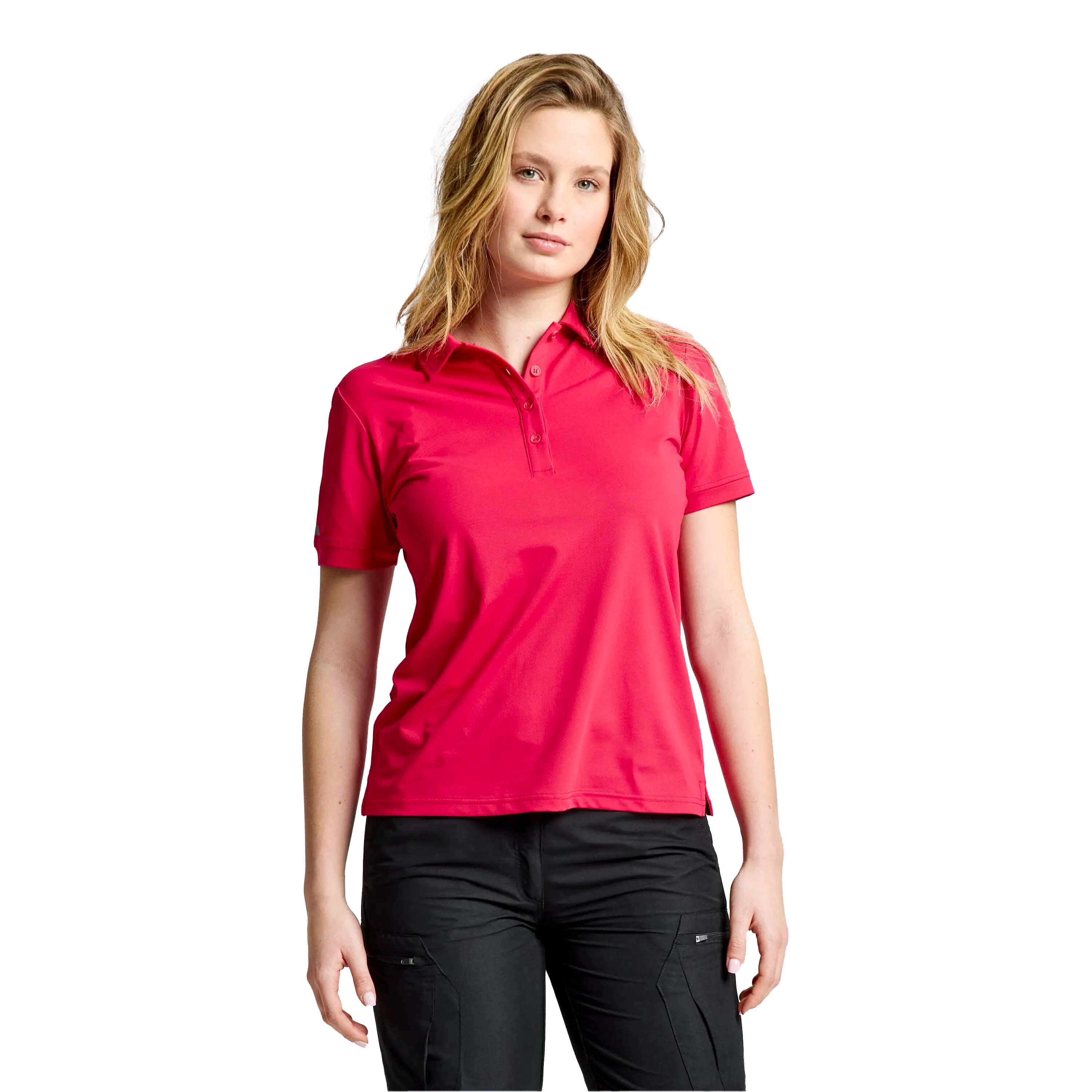 Slam - Slam Ws Tech Pique Polo Mc Femme - Polo Manches Courtes - Rose - 42 M/l - Decathlon
