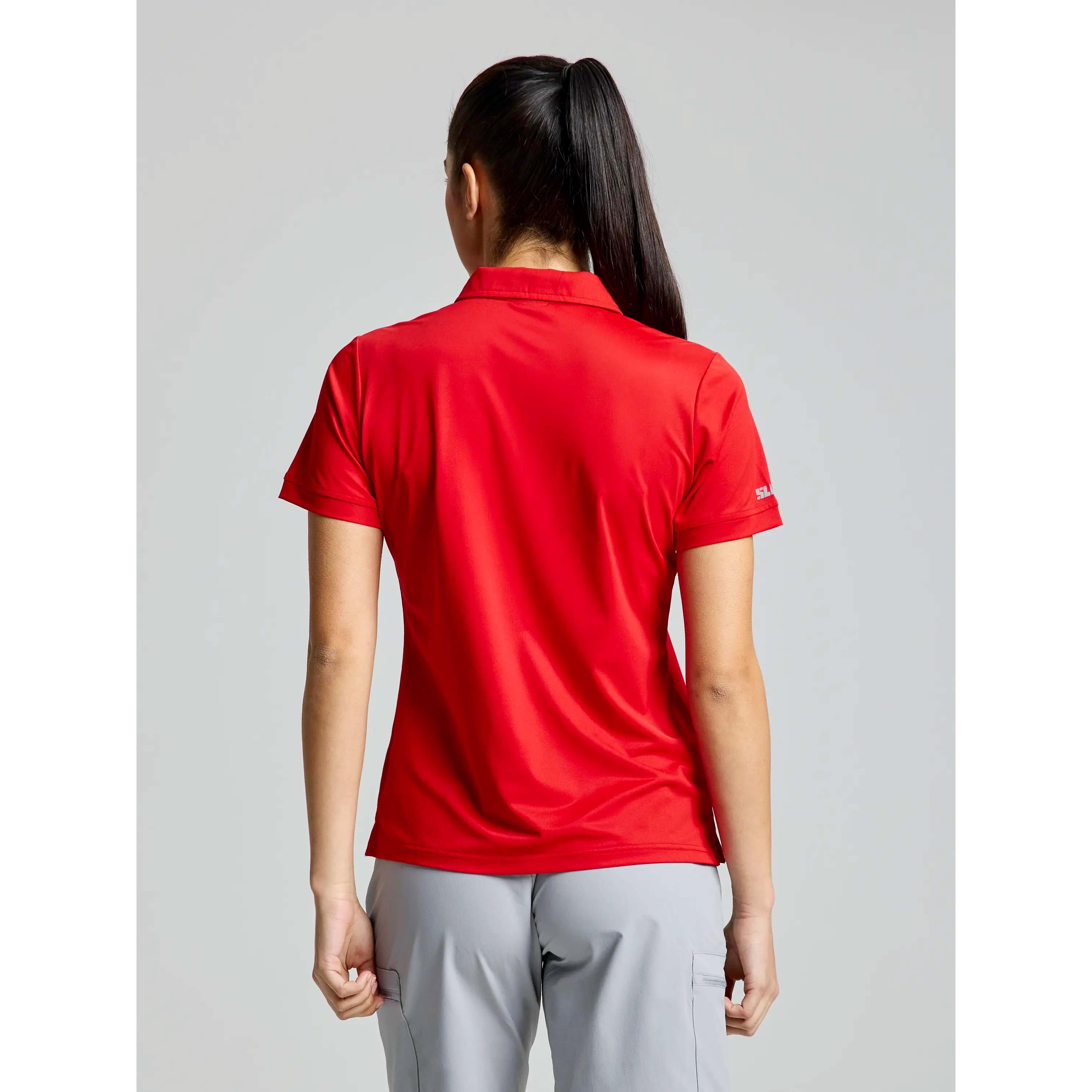 Slam Ws Tech Pique Polo Ss Femme 3/5