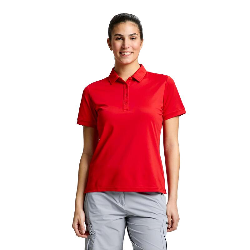 Slam Ws Tech Pique Polo Ss Femme