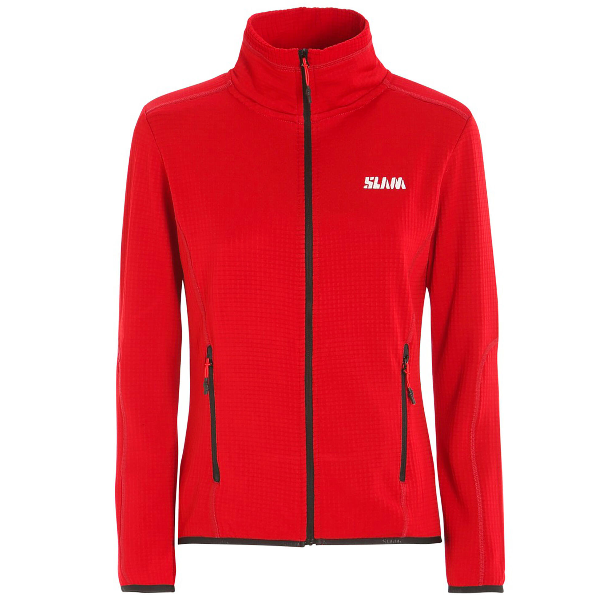 Slam - Sweat-shirt En Polaire Slam Act Ws Grid Femme - Pull - Rouge - S - Decathlon