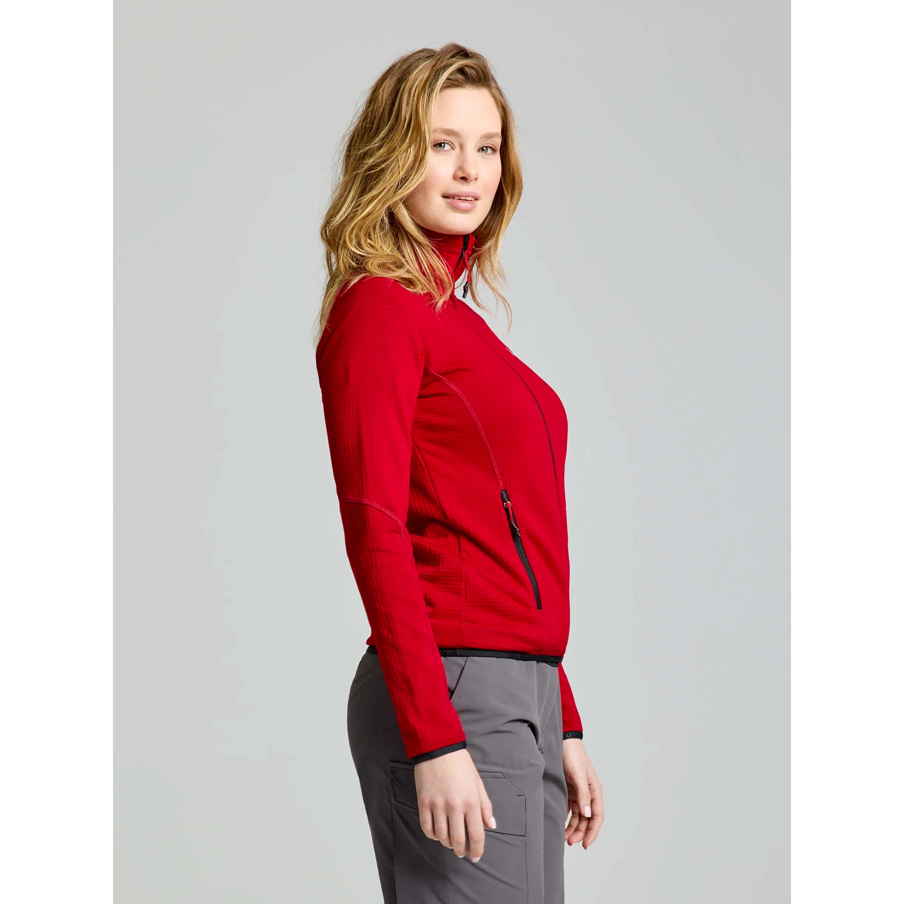 Sweat-Shirt Polaire Slam Act Ws Grid Femme 4/5