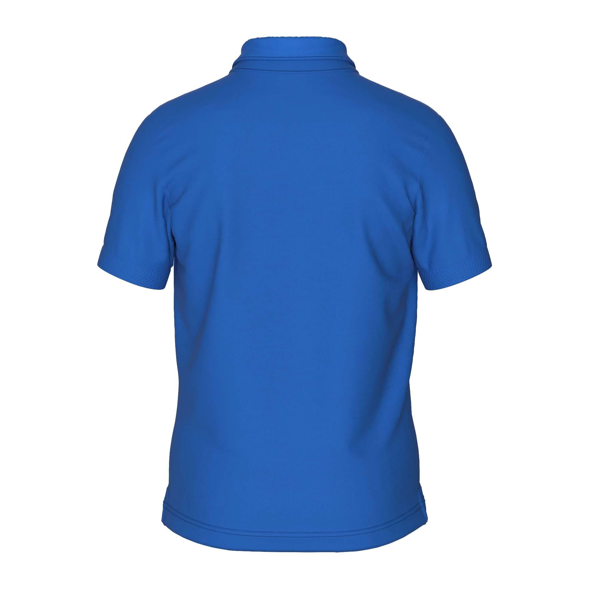 Polo Errea Praga 3.0 Polo Ml Ad Azzurro Bianco Adulto 2/2