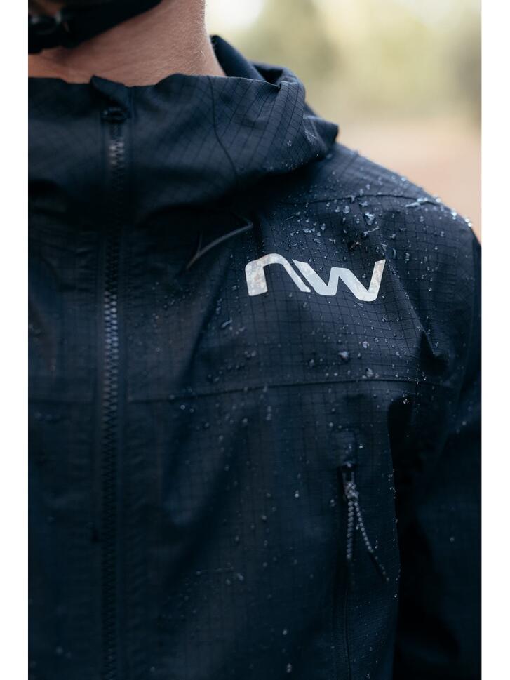 Kurtka rowerowa enduro NORTHWAVE NOWORRY PRO Hardshell 10.000mm czarny
