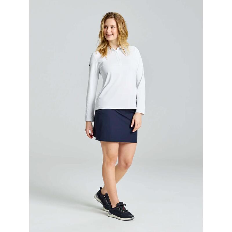 Slam Ws Tech Pique Polo Ls Vrouwen