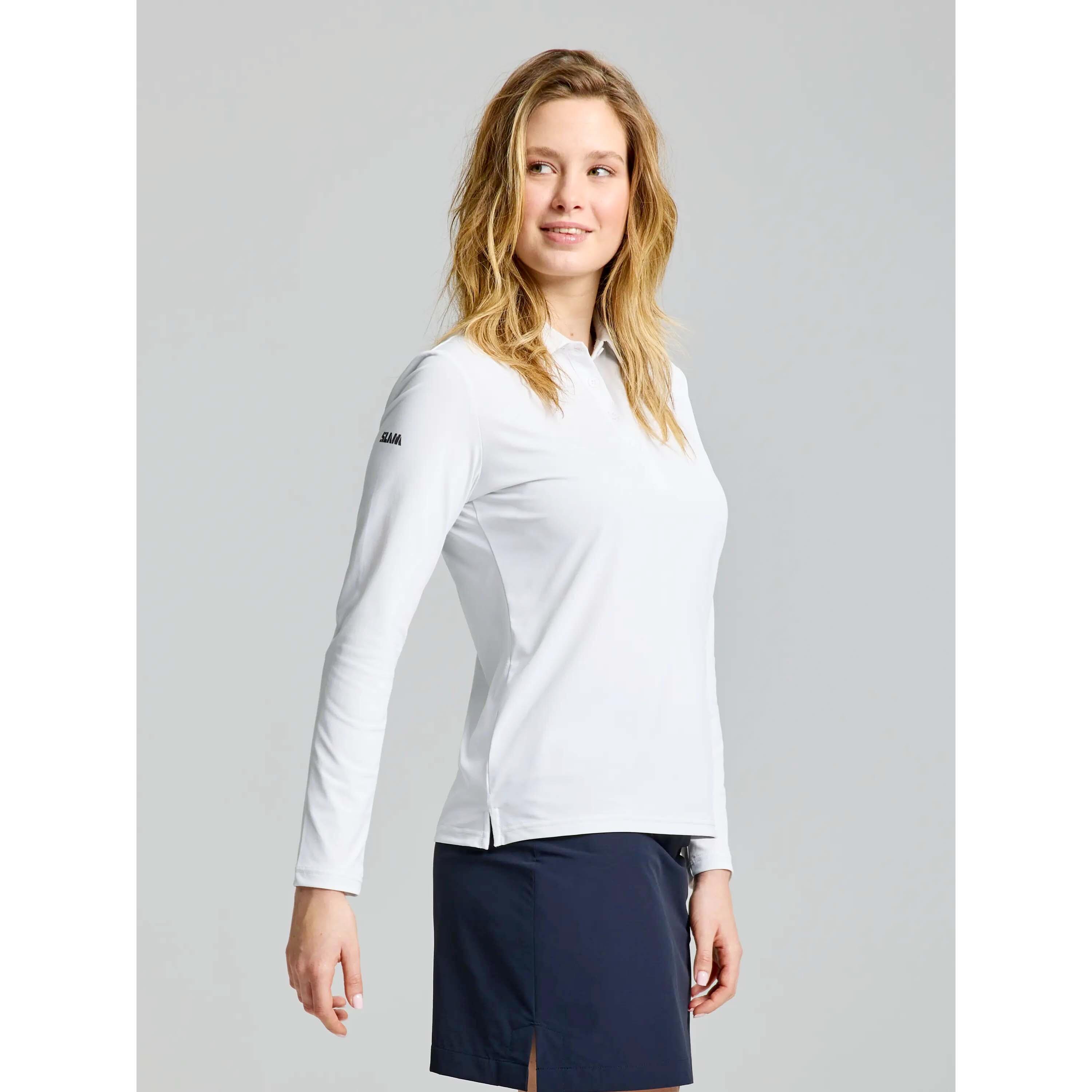 Slam Ws Tech Pique Polo Ls Donna 4/4