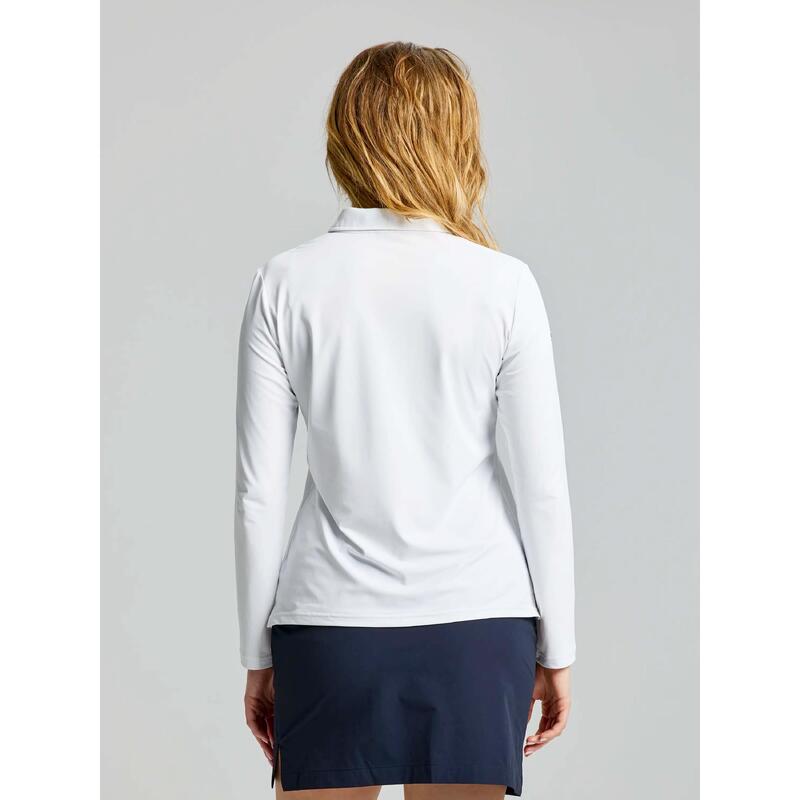 Slam Ws Tech Pique Polo Ls Vrouwen