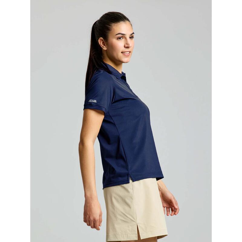 Slam Ws Tech Pique Polo Ss Femme