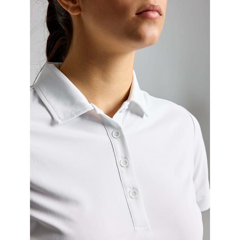 Slam Ws Tech Pique Polo Ss Femme