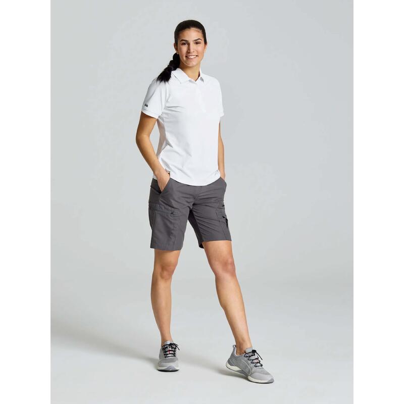 Slam Ws Tech Pique Polo Ss Femme