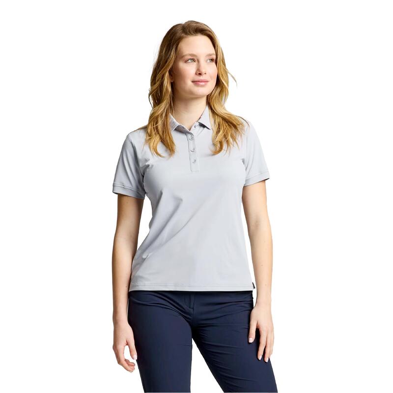 Slam Ws Tech Pique Polo Ss Femme