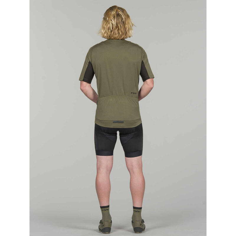Tricou ciclism Northwave Force 2 - verde Forest | manecă scurtă bărbați
