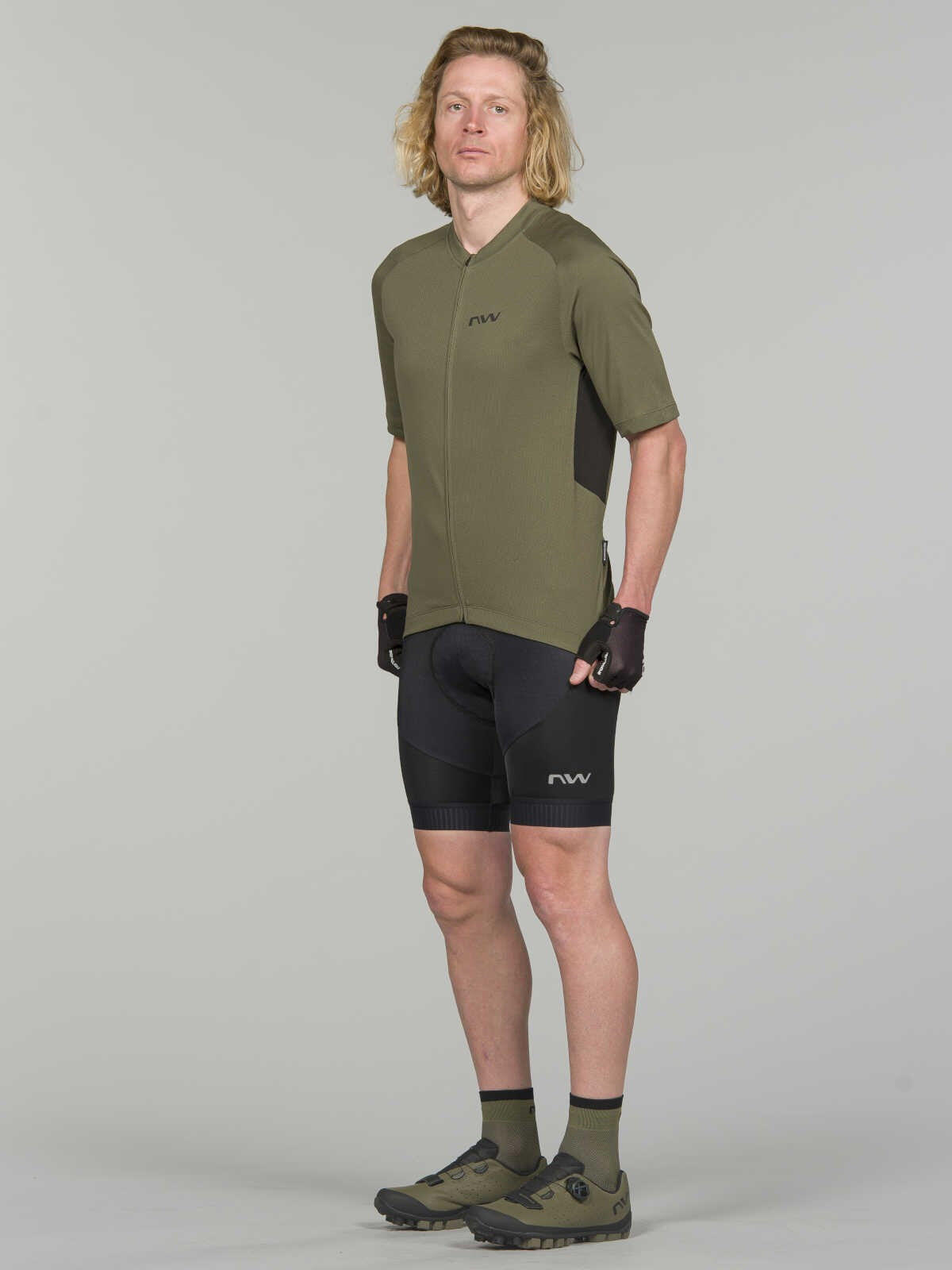 Maillot Manches Courtes Northwave Force 2 Vert 3/5
