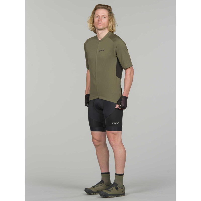 Tricou ciclism Northwave Force 2 - verde Forest | manecă scurtă bărbați
