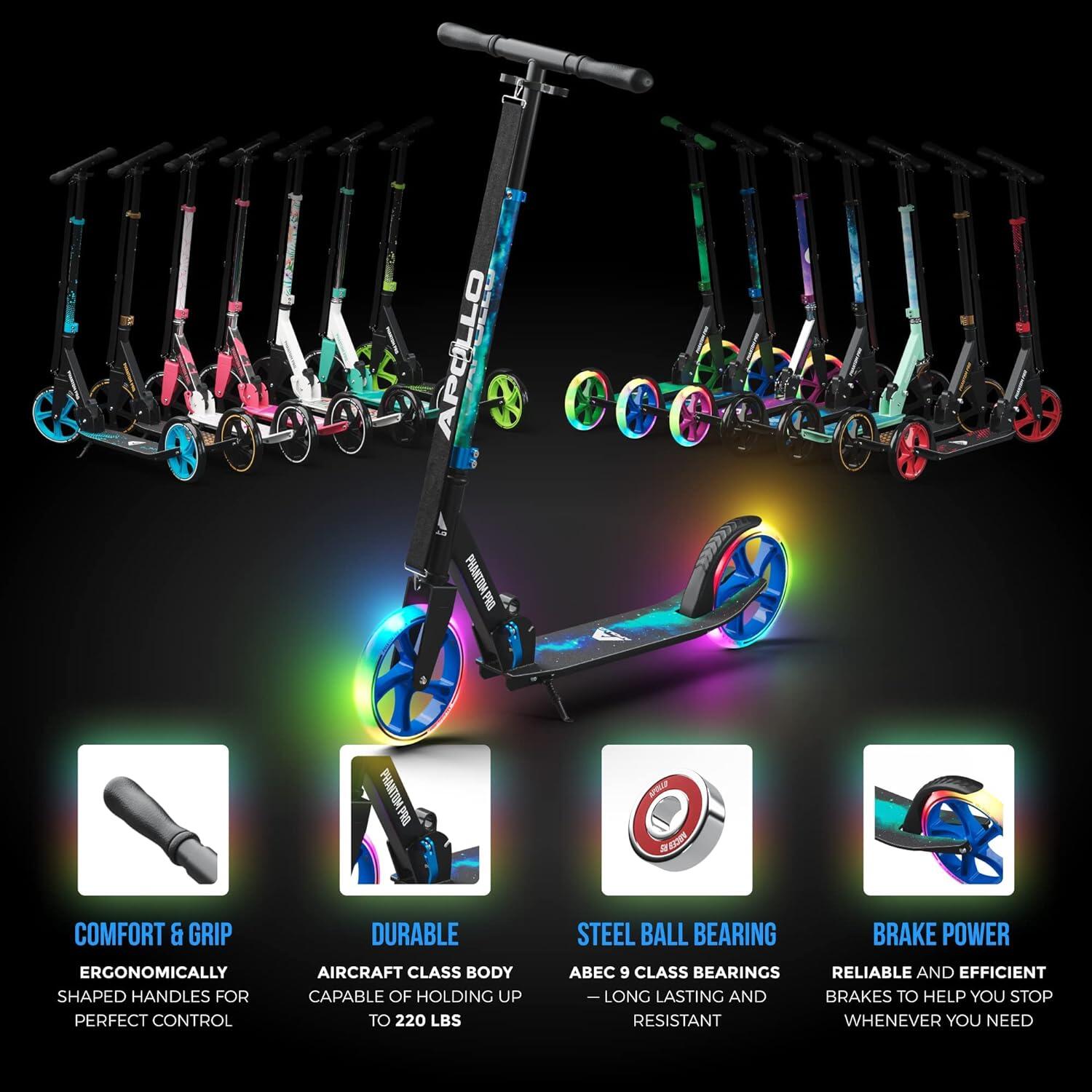 City Scooter 'Phantom Pro' - pieghevole e regolabile in altezza 5/7