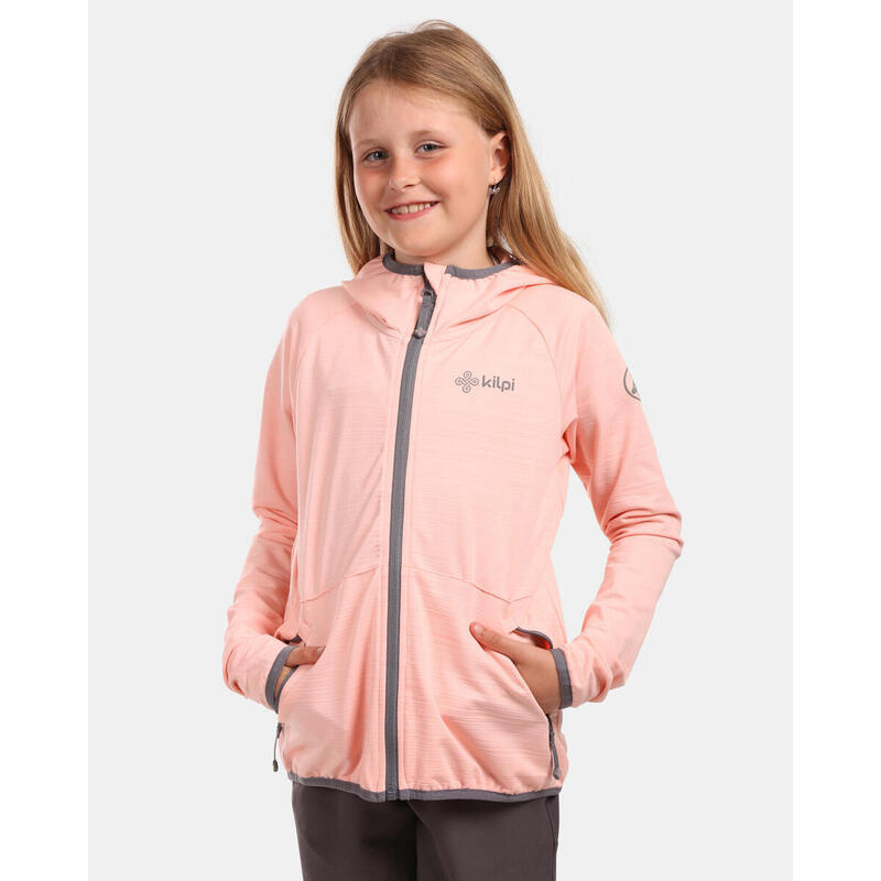 Sweat à capuche légèr de sport pour fille Kilpi MEMPHIS-JG