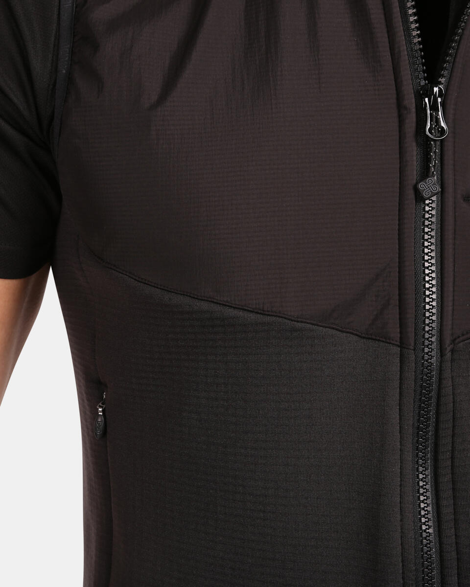 Chaleco deportivo híbrido Kilpi Lenia-M para hombre negro 4/5
