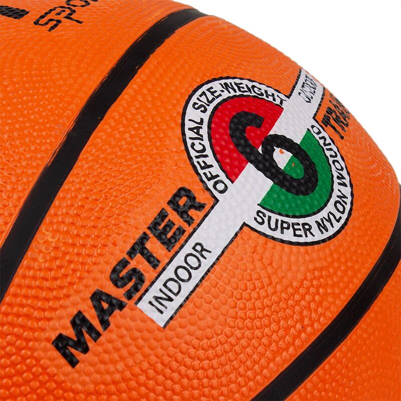 Pallone da basket Aktivsport Master Trainer, in gomma, misura 6 5/5