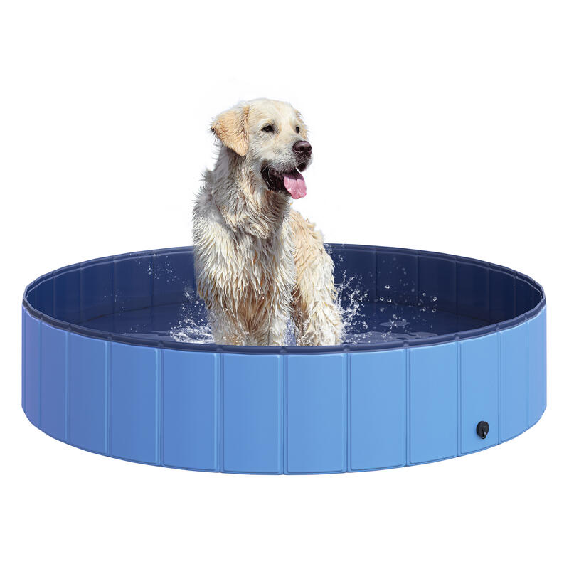 Piscina para Mascotas PawHut Ø140x30cm Azul