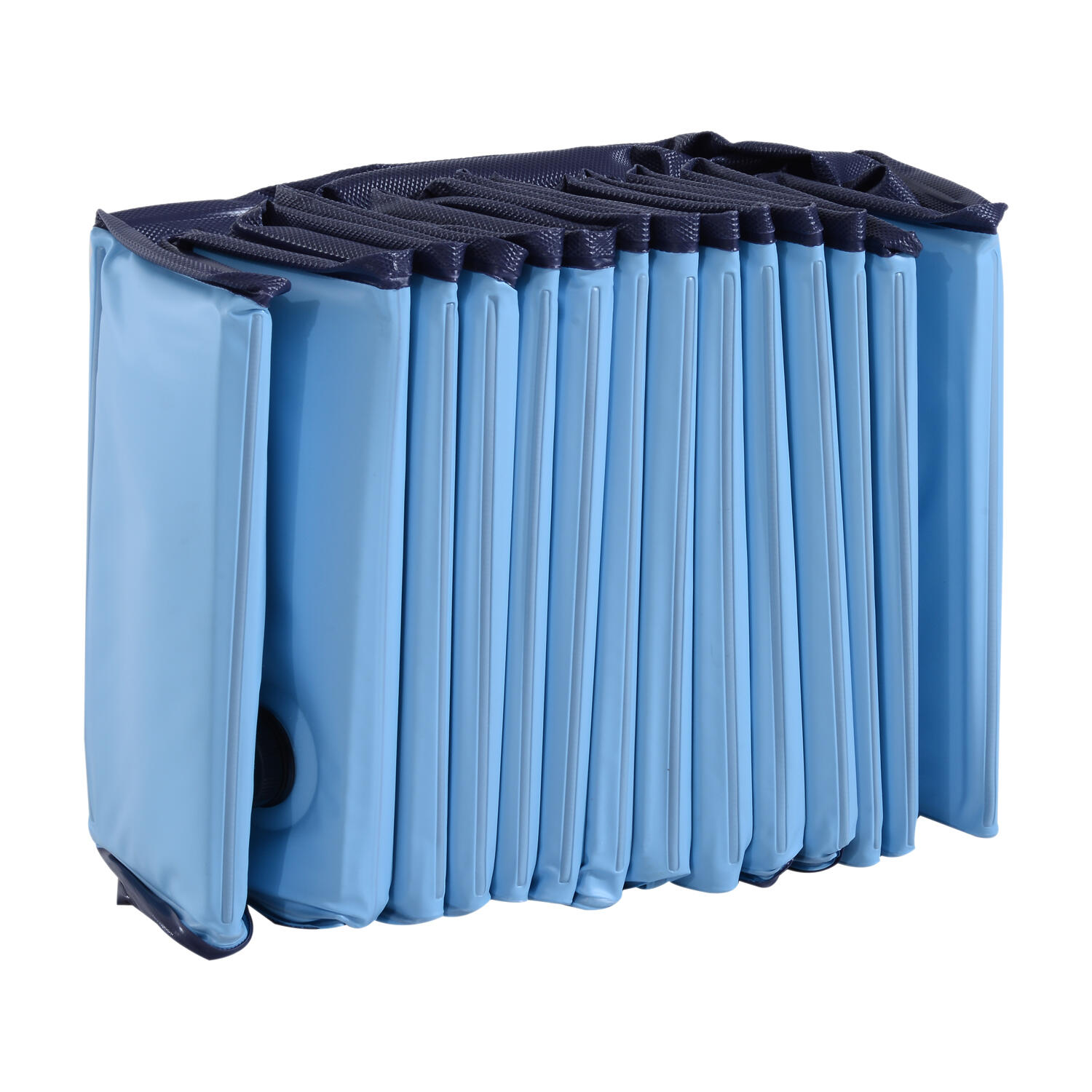 Piscina para Mascotas PawHut Ø140x30cm Azul 4/7
