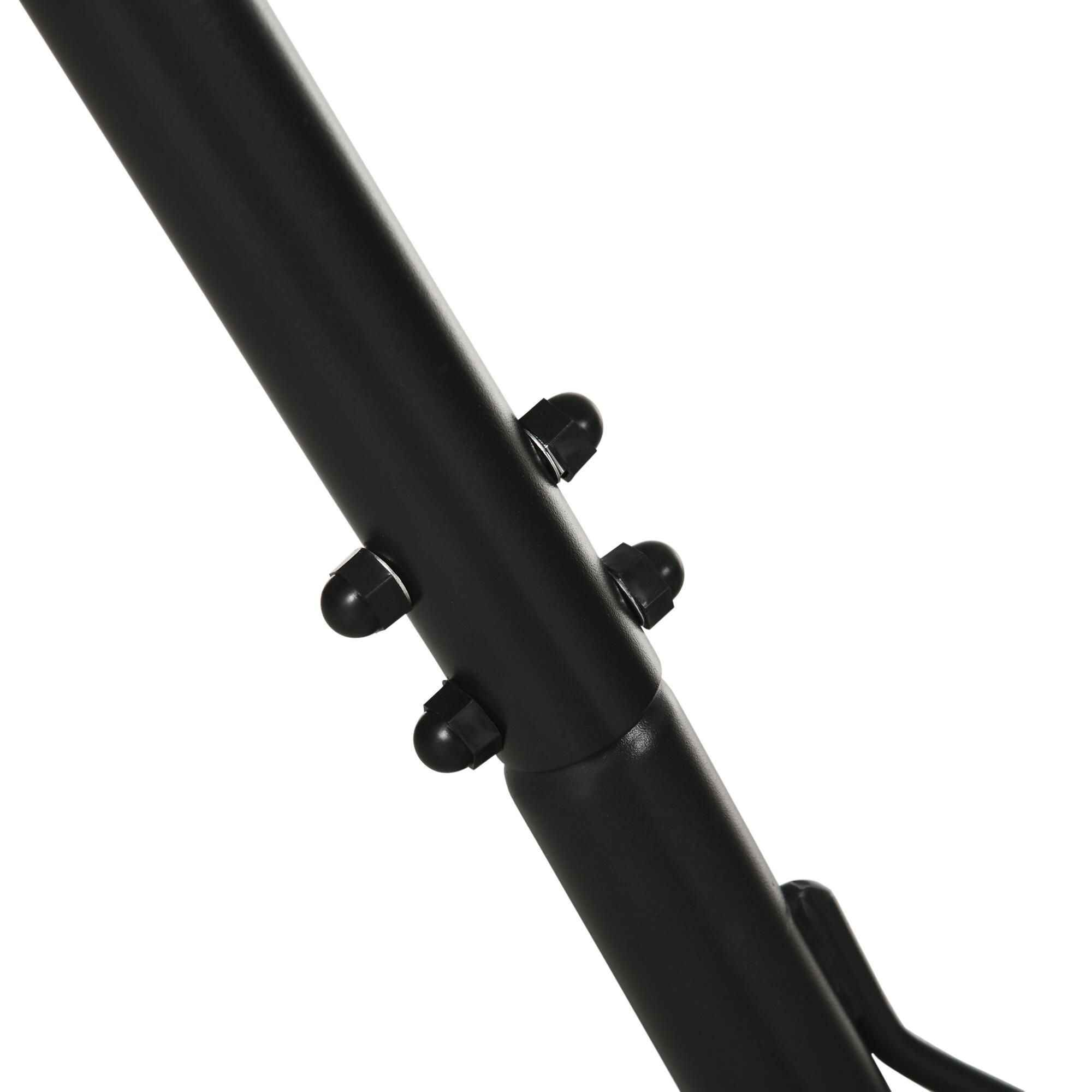 Suporte de rede 313-388x109x116 cm Preta Outsunny 4/7