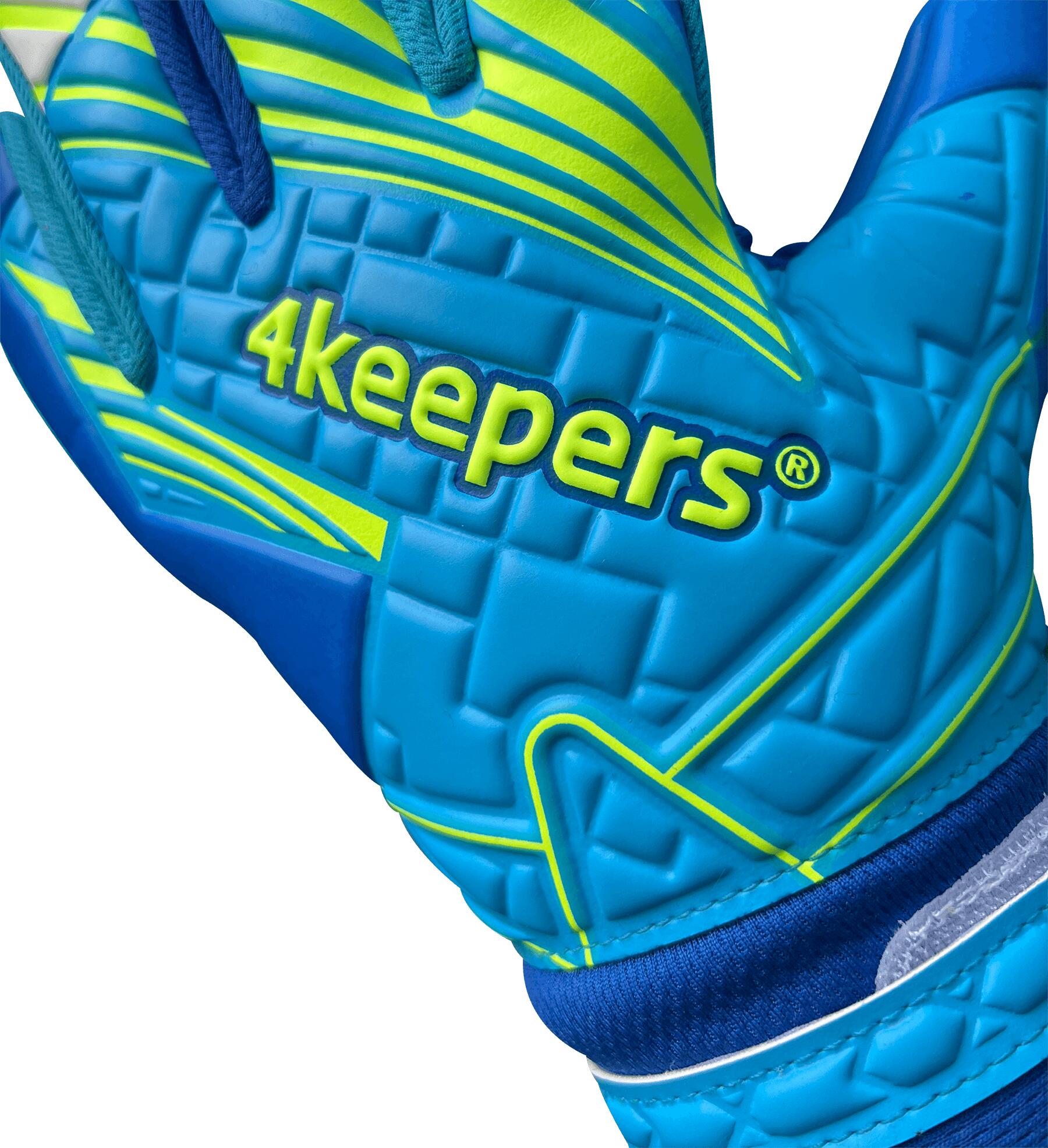 Rękawice bramkarskie dla dorosłych 4keepers SOFT AZUR NC 3/7
