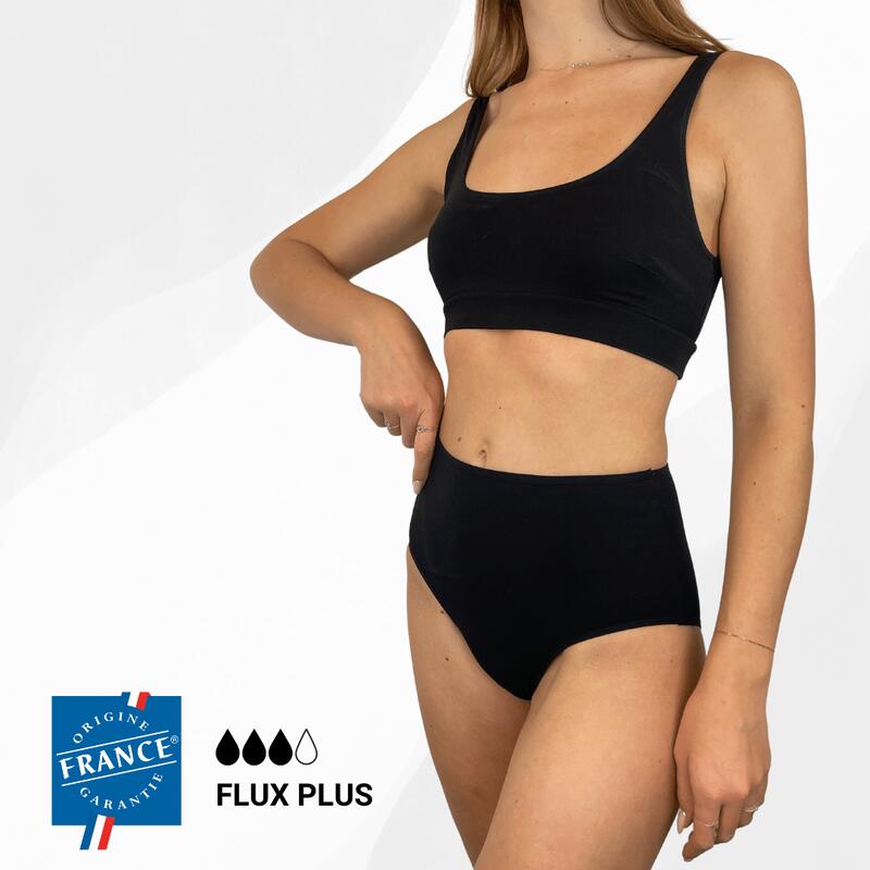 Menstruele Hoge Taille Onderbroek - Plus Stroom