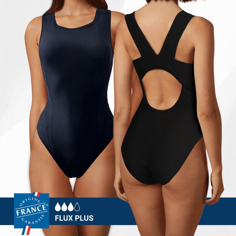 Maillot De Bain Menstruel ALIX Shorty Sportif - Protection Flux Léger à Moyen - Idéal Piscine Et Sport (XL)