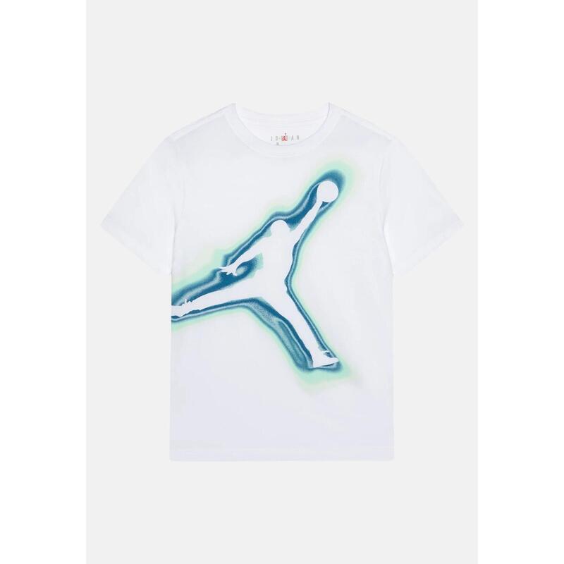 T-shirt ragazzo jordan air heatmap jumpan - bianco