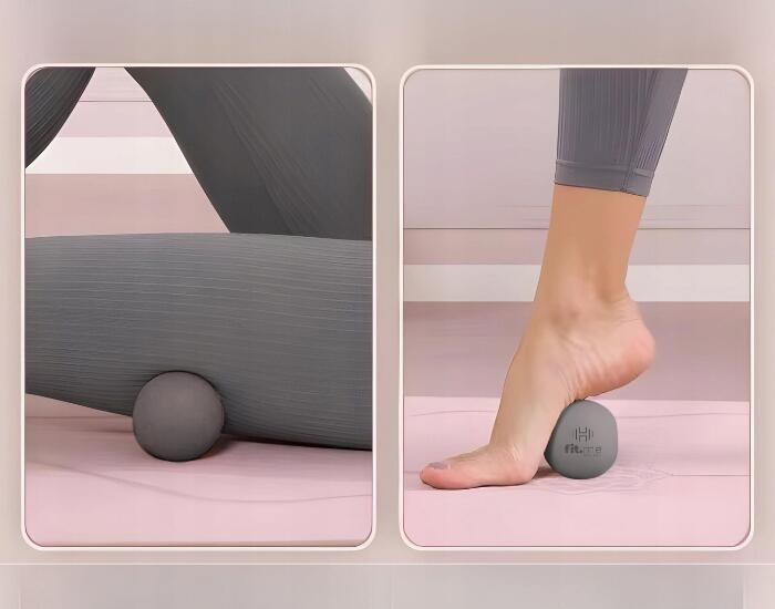 Piłka Do Masażu Twarda Silikonowa Roller Fit.me 3/7
