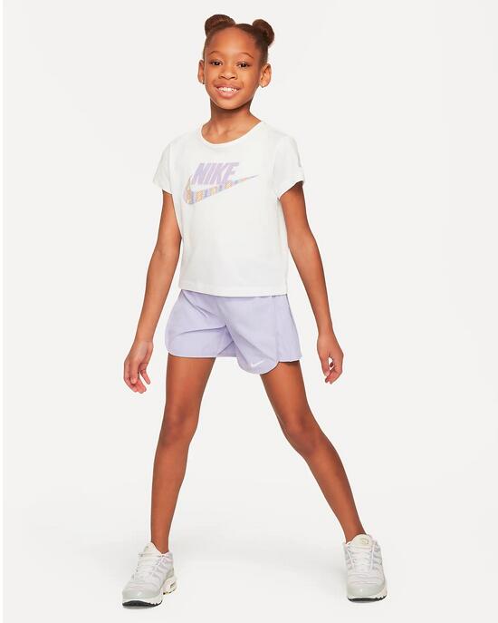 Pantaloncino bambina nike prep in your step hydrangeas - viola 6/6