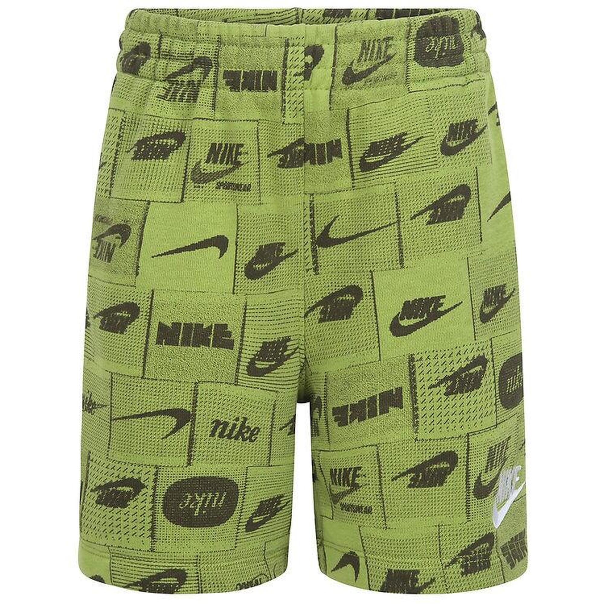 Pantaloncino bambino nike nsw club - verde