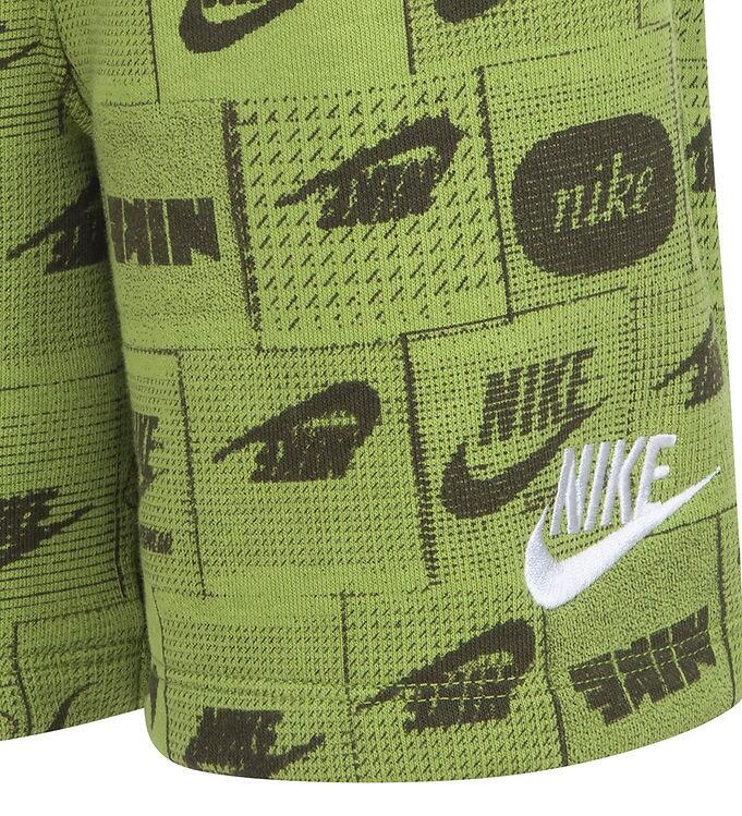 Pantaloncino bambino nike nsw club - verde 2/2