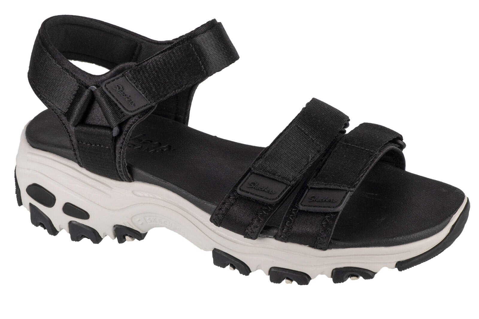 SKECHERS Sandalias Planas Mujer Skechers  Negro