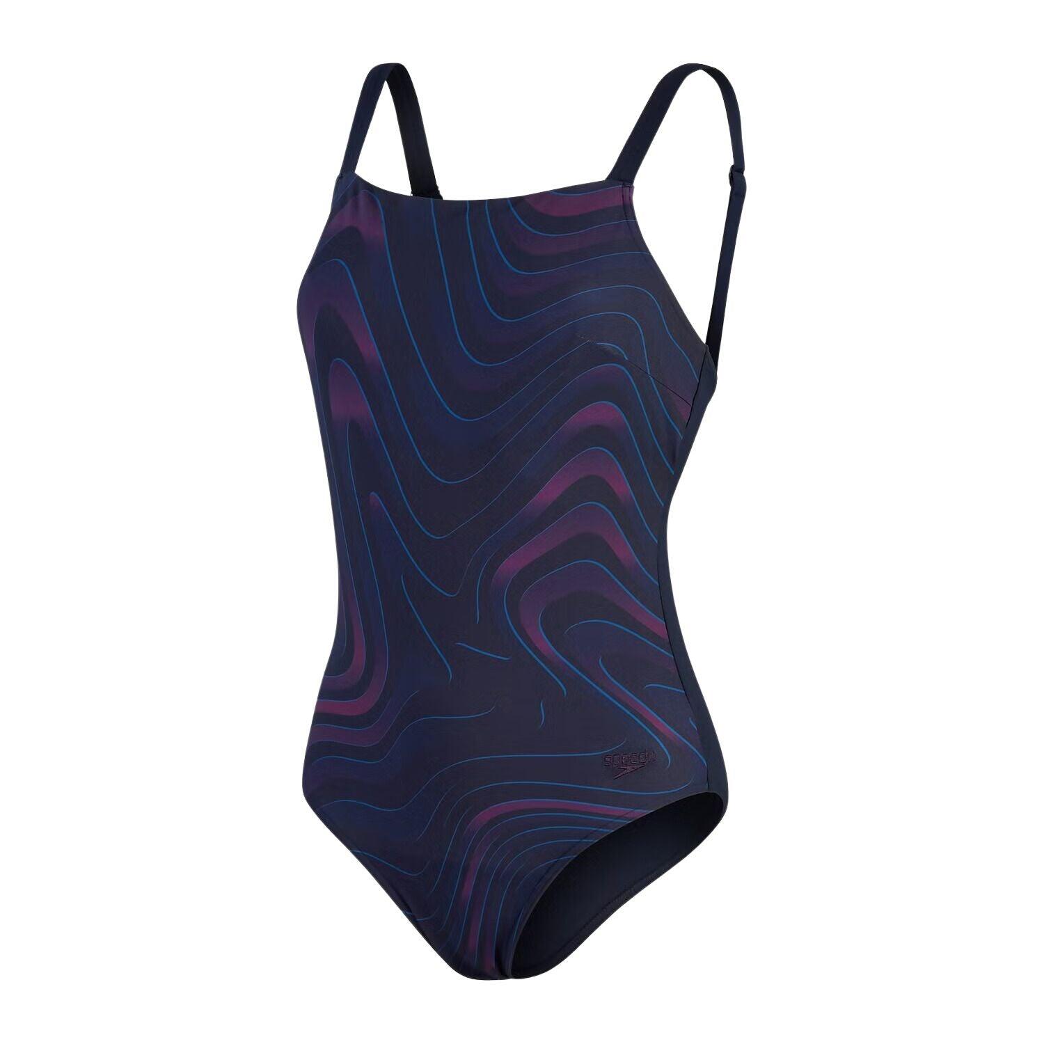 Maillot de bain Speedo Shaping Amberglow - Bleu/Violet - Taille 34 5/7