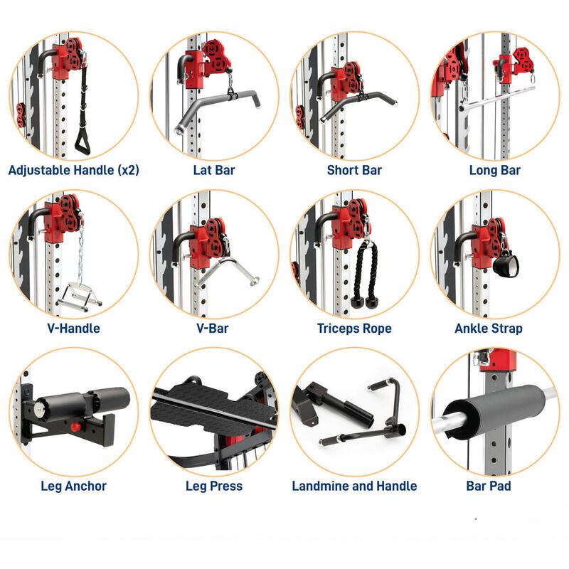 Cage Smith SM-7553 - Poids maximal de l'utilisateur: 136 kg