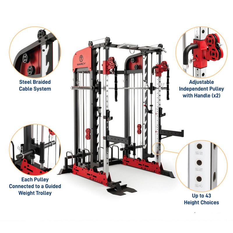 Cage Smith SM-7553 - Poids maximal de l'utilisateur: 136 kg