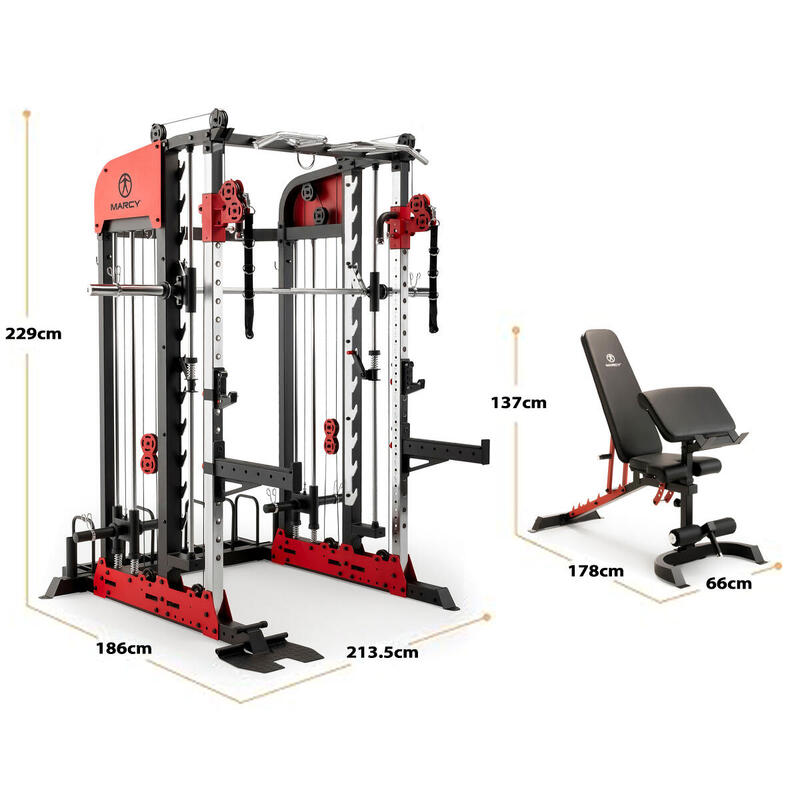 Cage Smith SM-7553 - Poids maximal de l'utilisateur: 136 kg