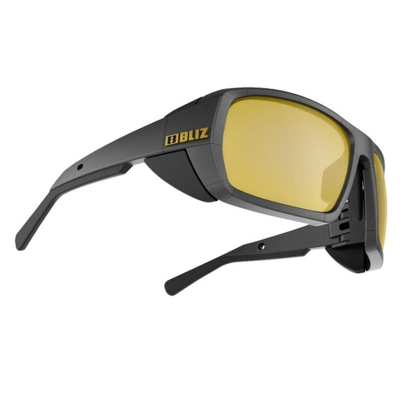 Lunettes de Soleil - Peak  -  Branches Noir/Jaune