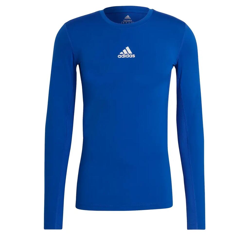T-Shirt Male Adidas Techfit Compression Blue