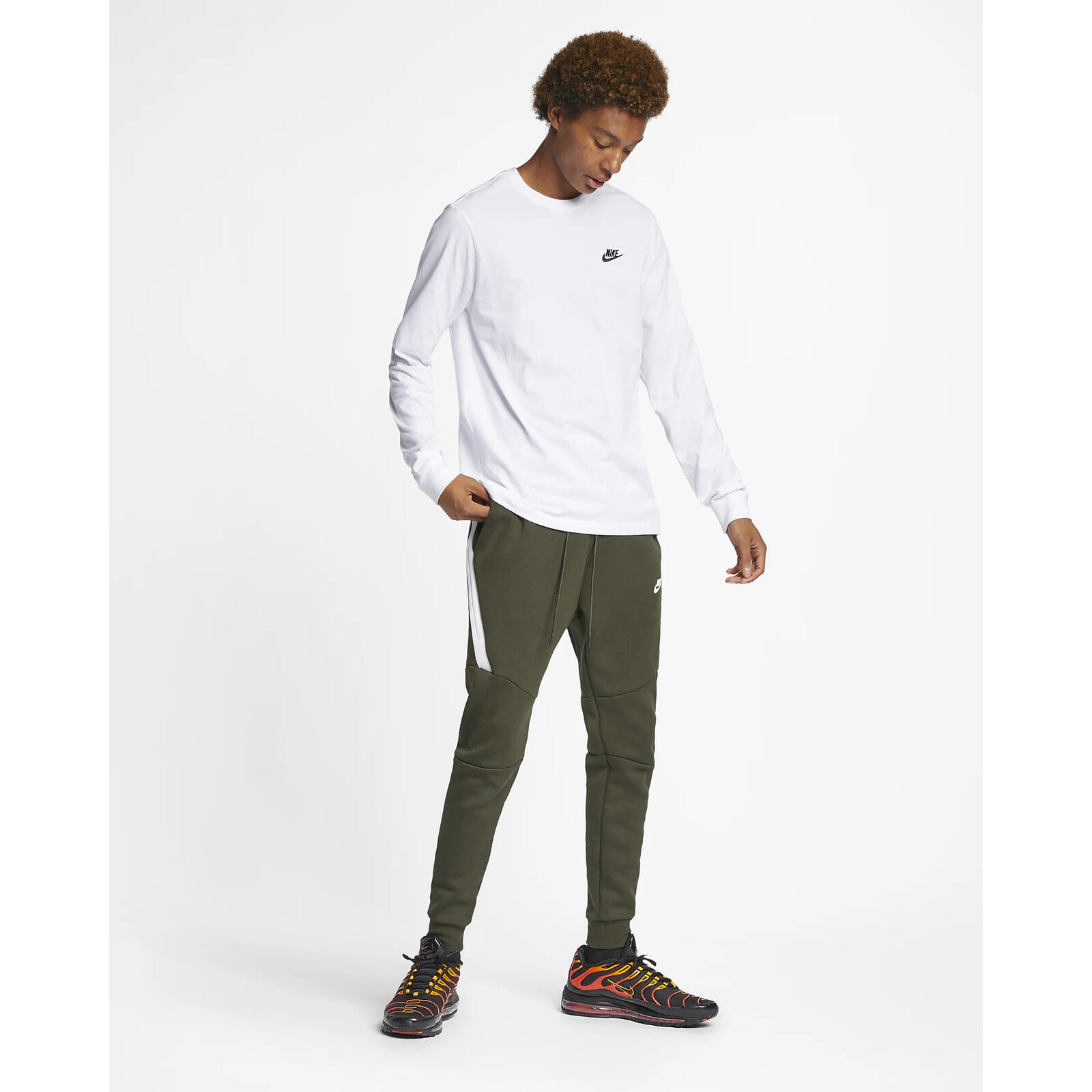 T-shirt Nike Sportswear M NSW CLUB TEE - LS 3/5