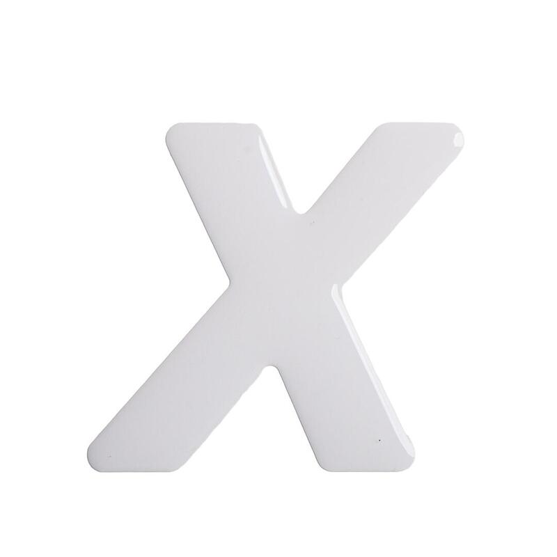 Naklejka wielkie “X” - samoprzylepna litera na pakę jeździecką