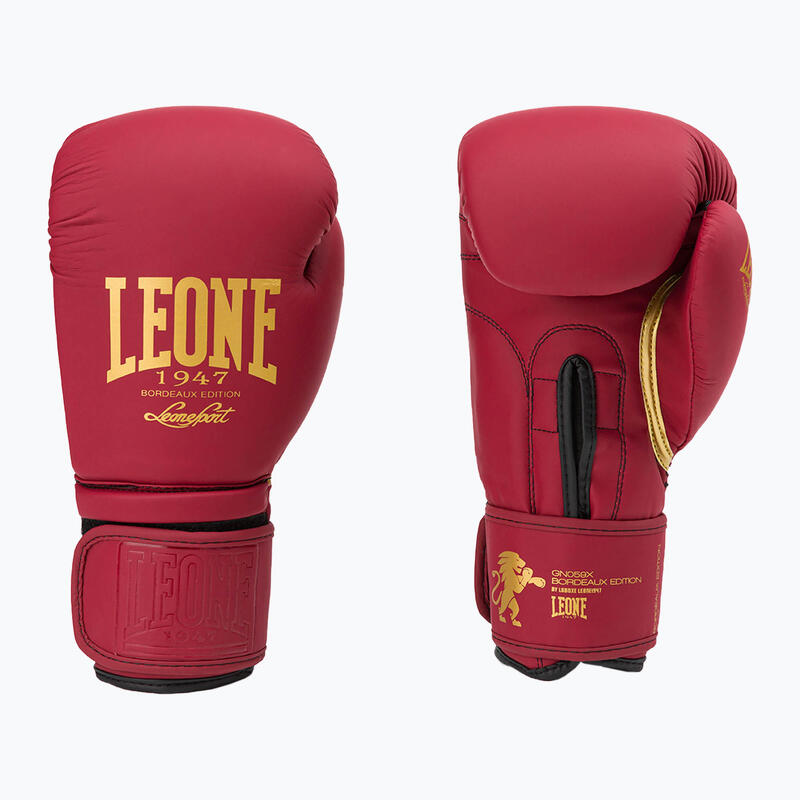 Guantes de boxeo para hombres Leone1947 Edición Burdeos