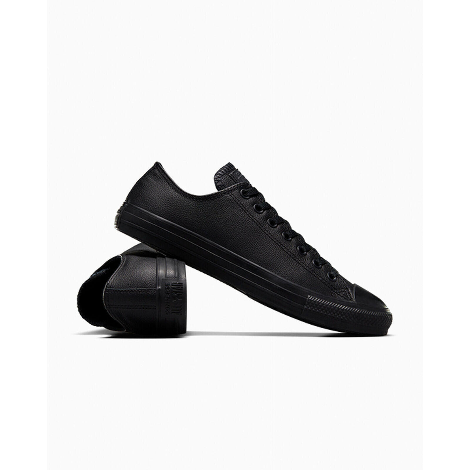 Turnschuhe Converse Chuck Taylor Ox Leather, Schwarz, Unisex 4/5