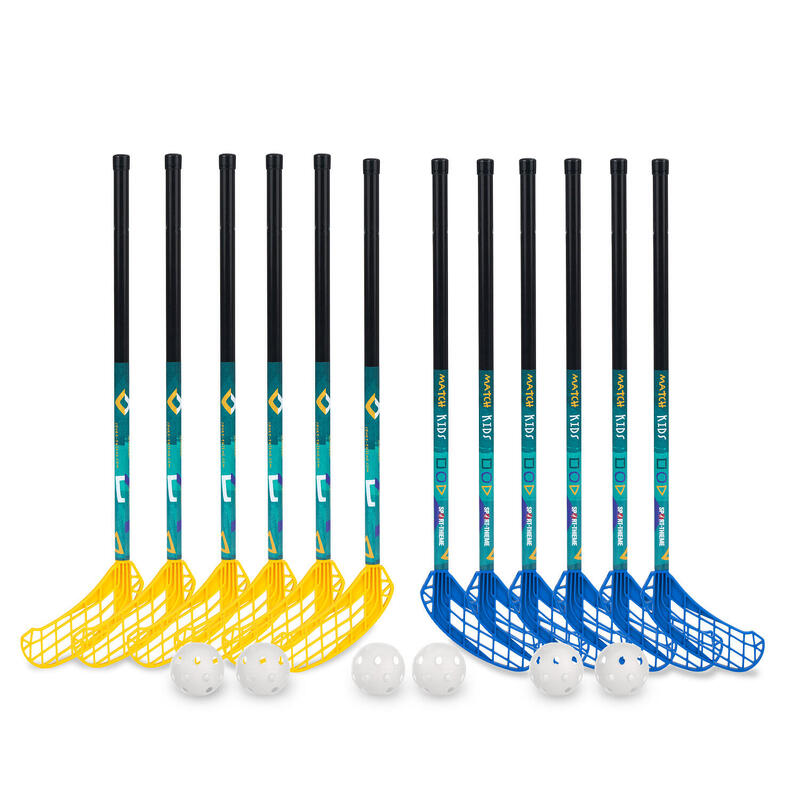 Sport-Thieme Unihockeyschläger-Set Match Kids, Standard