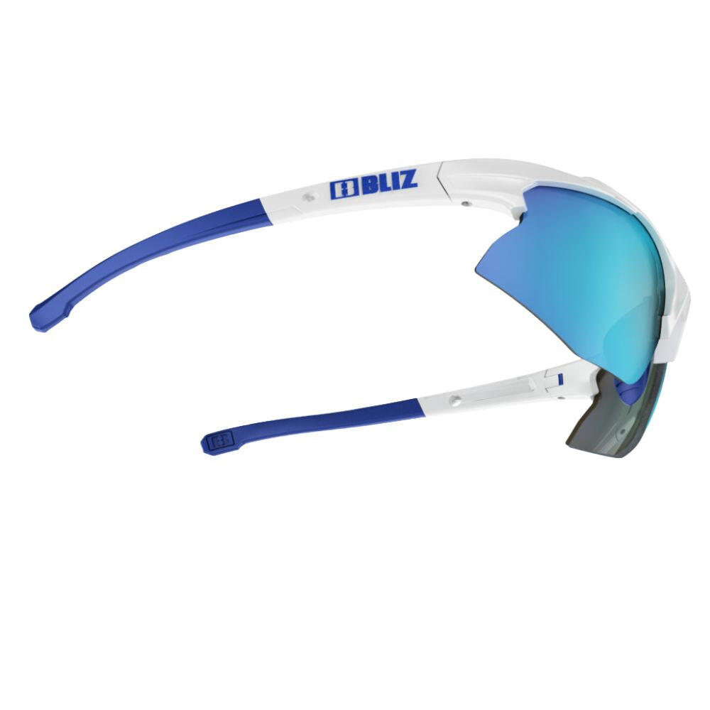 Lunettes de Soleil - Hybrid  -  Branches Blanc/ Bleu 7/7