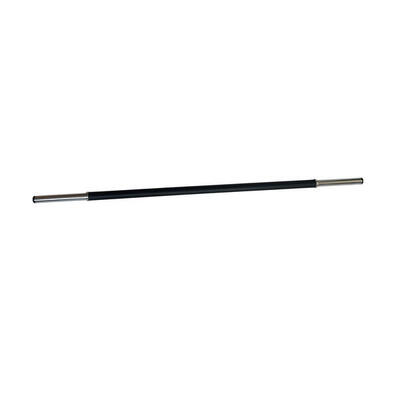 Langhantelstange für Pumpset Standard/Gummi Gewichtheben Unisex Silber-Schwarz