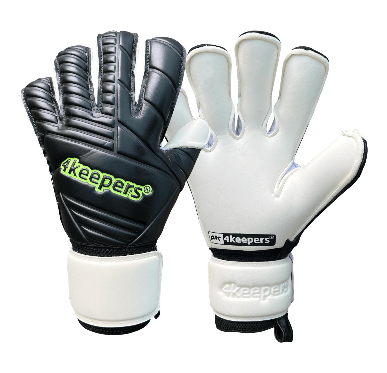 Rękawice bramkarskie dla dzieci 4keepers RETRO 42 BLACK RF 5/6