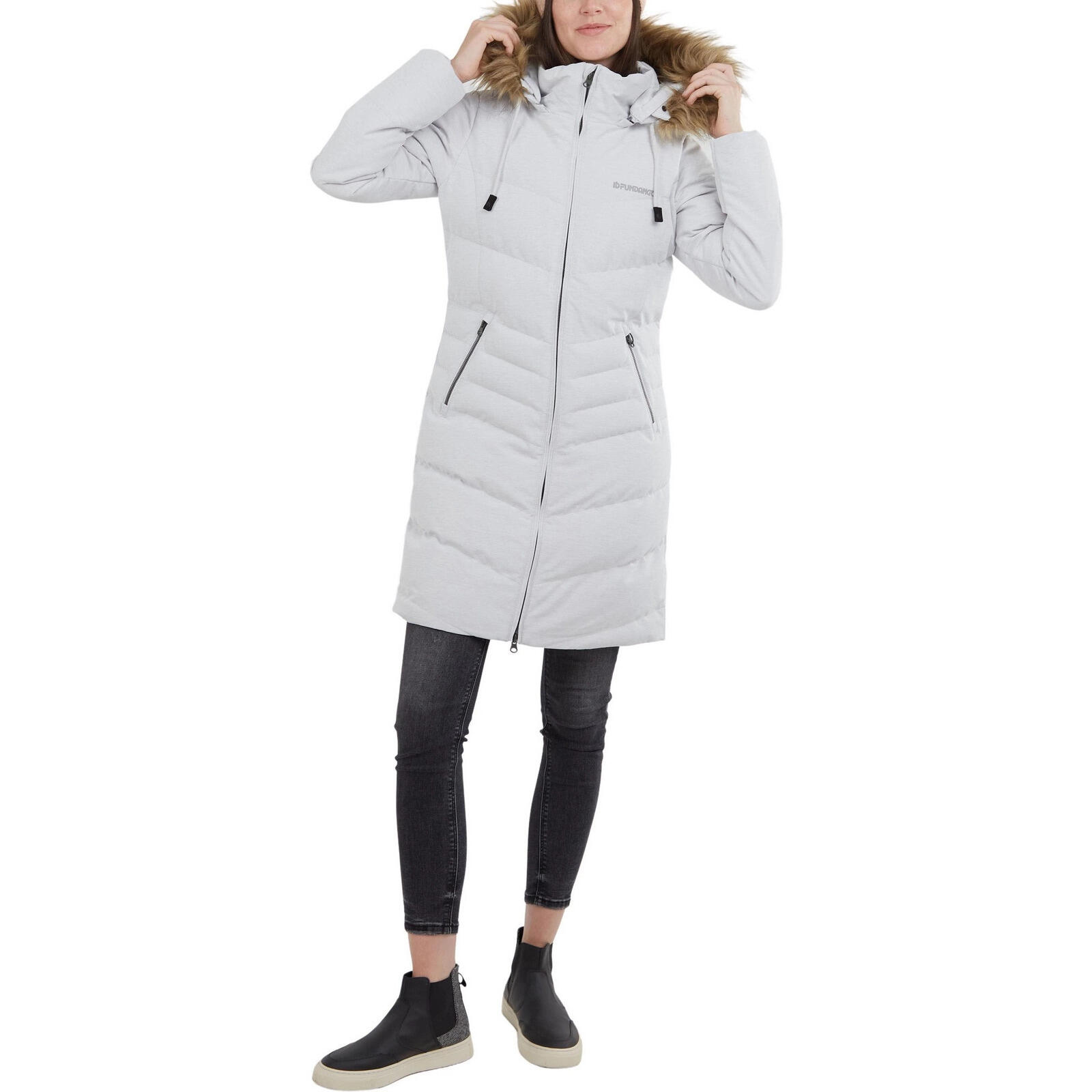 Chaqueta Fundango Puppis Padded Jacket, Gris, Mujer 4/7