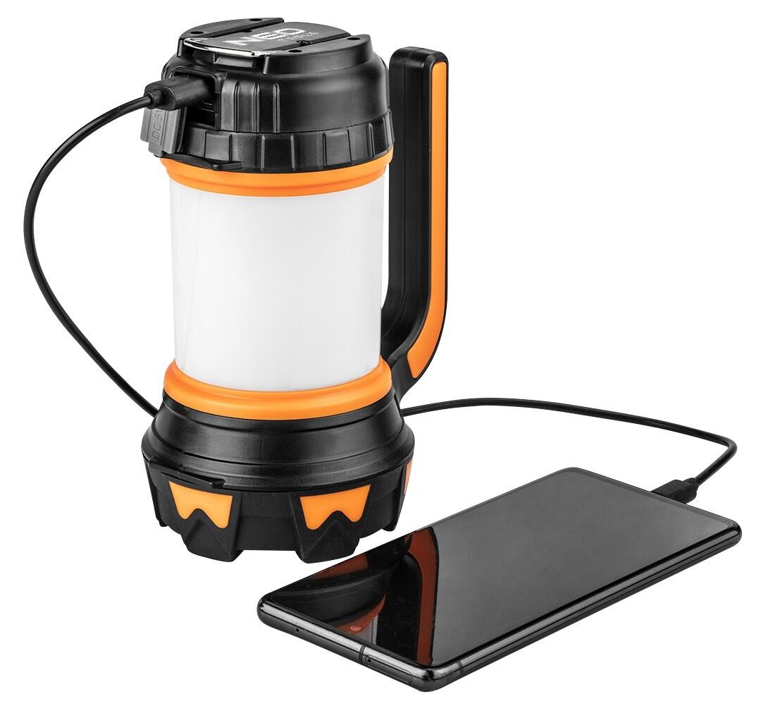 Lampa biwakowa akumulatorowa z power bankiem 3w1 5/7