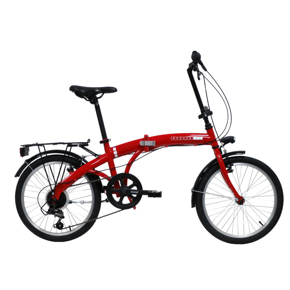 SCRAPPER Bicicleta Plegable 20" Scrapper Compact Roja
